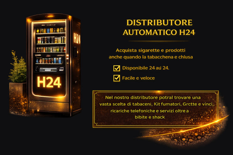 Distributore automatico sigarette H24 a Brescia in Via Corsica presso Tabaccheria 86 attivo giorno e notte